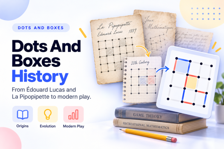 dots and boxes game history