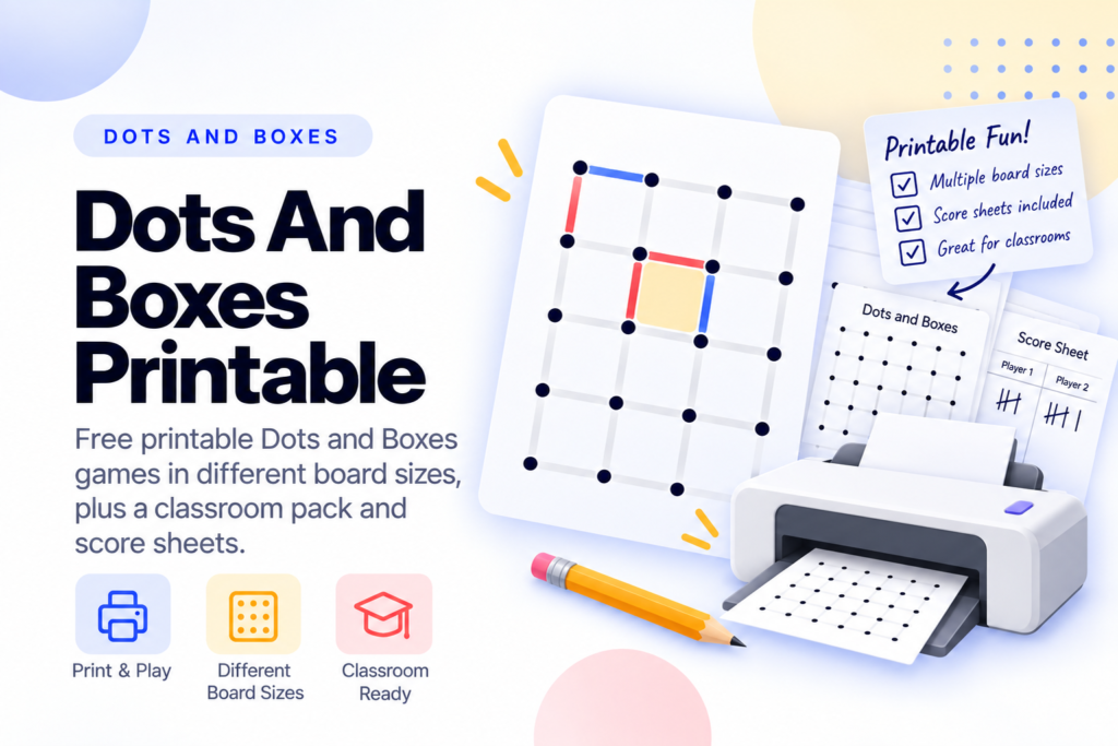 dots and boxes all type of boards printable download