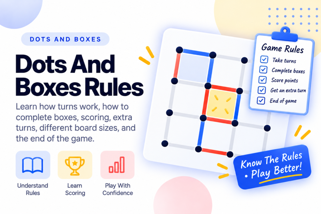 rules of dots and boxes game